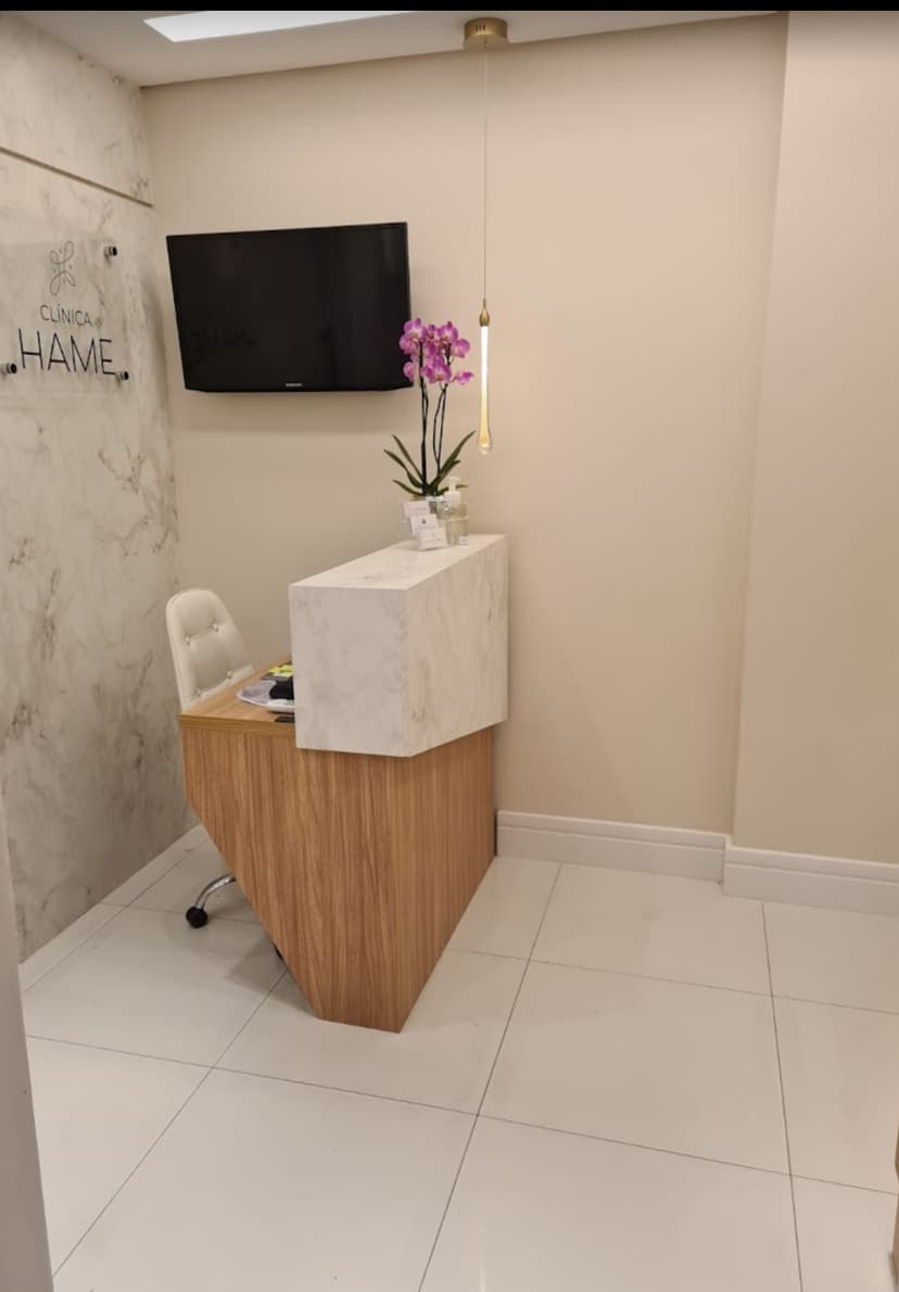 Recepção da clínica